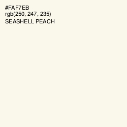 #FAF7EB - Seashell Peach Color Image